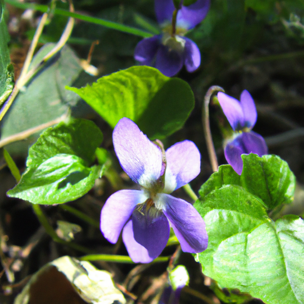 Wild-Violet plant